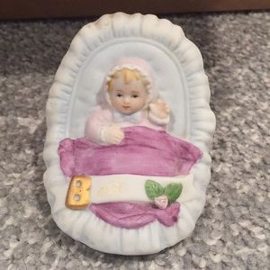 Porcelain Growing Up Birthday Dolls- Baby